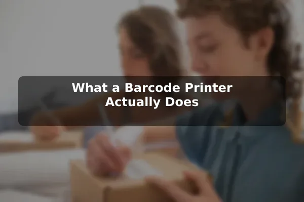 What a Barcode Printer Actually Does