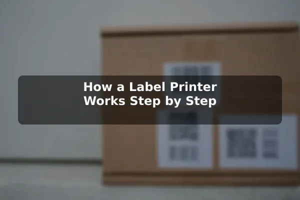 How a Label Printer Works Step by Step
