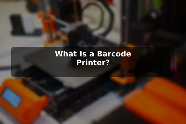 What Is a Barcode Printer?