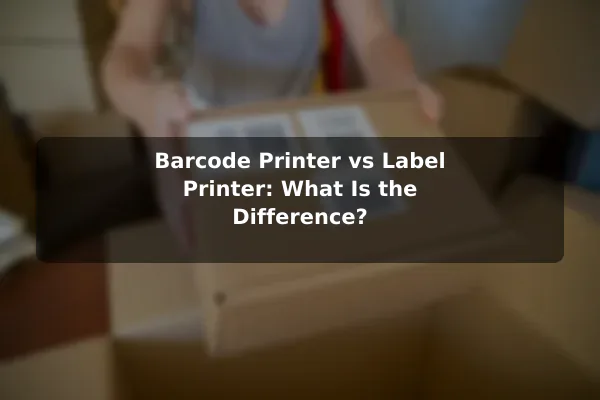 Barcode Printer vs Label Printer: What Is the Difference?