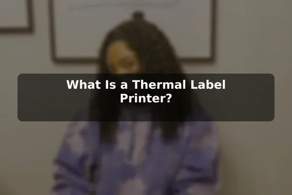 What Is a Thermal Label Printer?