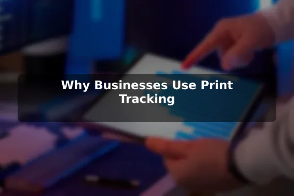 Why Businesses Use Print Tracking