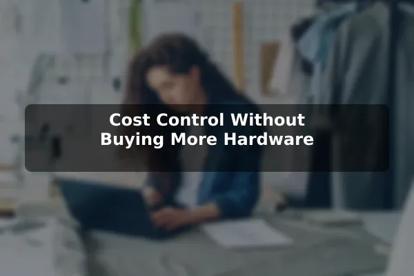 Cost Control Without Buying More Hardware