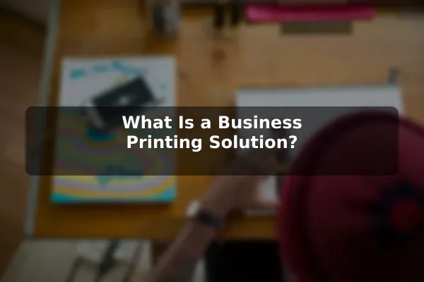 What Is a Business Printing Solution?