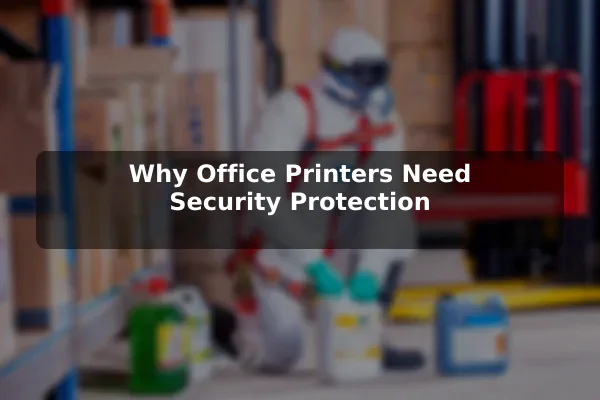 Why Office Printers Need Security Protection